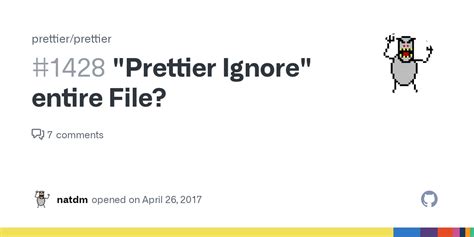 prettier ignore|prettier ignore generator.